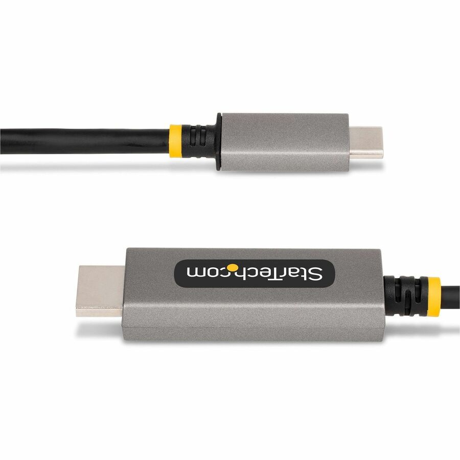 StarTech.com Câble adaptateur USB-C vers HDMI de 3 m, 8K 60 Hz, 4K 144 Hz, HDR10, convertisseur USB Type-C vers HDMI 2.1, compatible USB-C/USB4/TB3/4 136B-USBC-HDMI213M