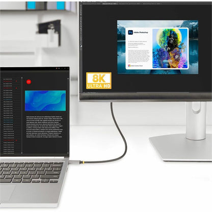 StarTech.com Câble adaptateur USB-C vers HDMI de 3 m, 8K 60 Hz, 4K 144 Hz, HDR10, convertisseur USB Type-C vers HDMI 2.1, compatible USB-C/USB4/TB3/4 136B-USBC-HDMI213M