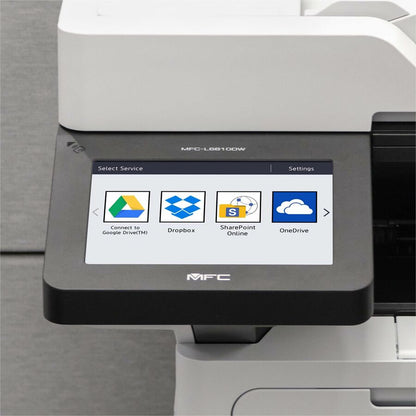 Brother MFC-L6810DW Wireless Laser Multifunction Printer - Monochrome - Gray MFCL6810DW