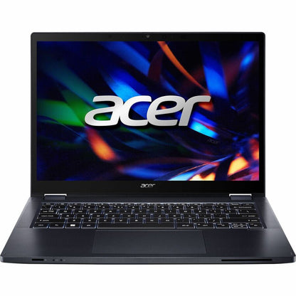 Acer TravelMate P4 Spin 14 P414RN-53 TMP414RN-53-735U Ordinateur portable 2 en 1 à écran tactile 14" - WUXGA - Intel Core i7 13e génération i7-1355U - 16 Go - SSD 512 Go - Clavier anglais (États-Unis) - Bleu NX.VZQAA.002