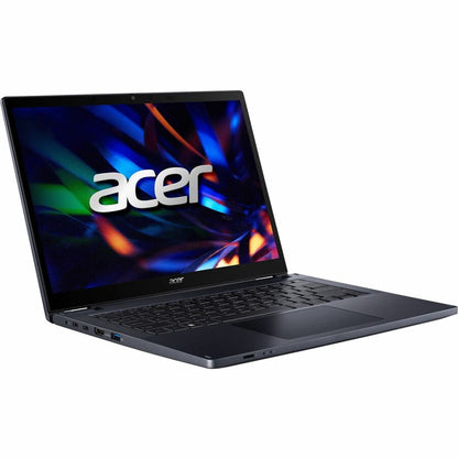 Acer TravelMate P4 Spin 14 P414RN-53 TMP414RN-53-735U Ordinateur portable 2 en 1 à écran tactile 14" - WUXGA - Intel Core i7 13e génération i7-1355U - 16 Go - SSD 512 Go - Clavier anglais (États-Unis) - Bleu NX.VZQAA.002