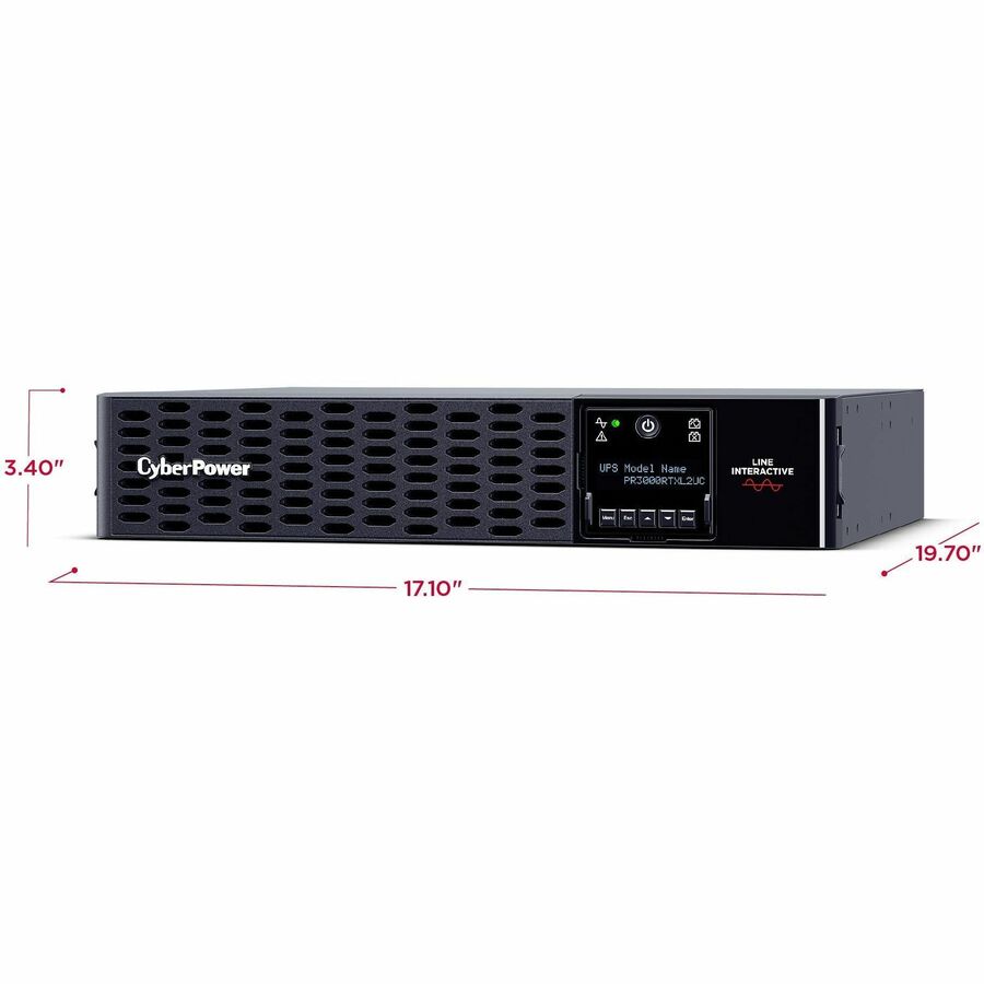 CyberPower Nouvel onduleur Smart App Sinewave PR3000RTXL2UC 3000 VA Onduleur convertible tour/rack PR3000RTXL2UC