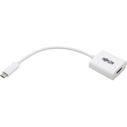 Adaptateur USB-C vers HDMI Tripp Lite par Eaton (M/F) - 8K 60 Hz, HDR, 4:4:4, HDCP 2.3, blanc U444-06N-HD8K6W