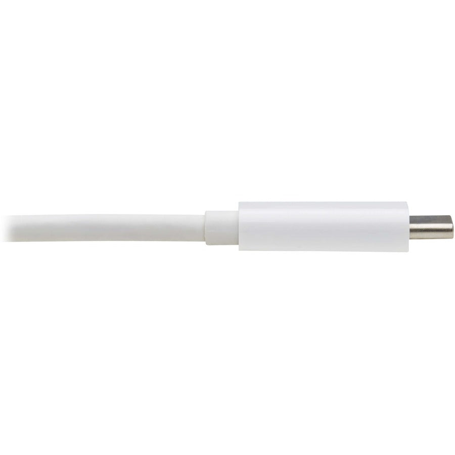 Adaptateur USB-C vers HDMI Tripp Lite par Eaton (M/F) - 8K 60 Hz, HDR, 4:4:4, HDCP 2.3, blanc U444-06N-HD8K6W