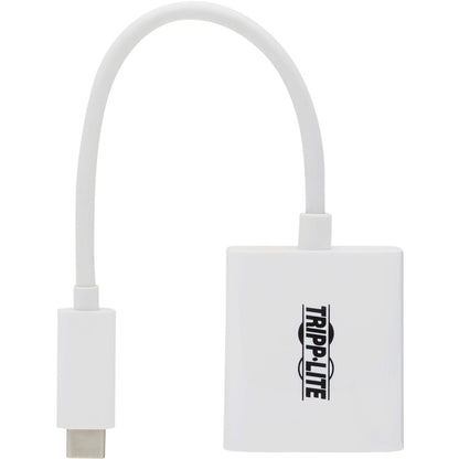 Adaptateur USB-C vers HDMI Tripp Lite par Eaton (M/F) - 8K 60 Hz, HDR, 4:4:4, HDCP 2.3, blanc U444-06N-HD8K6W