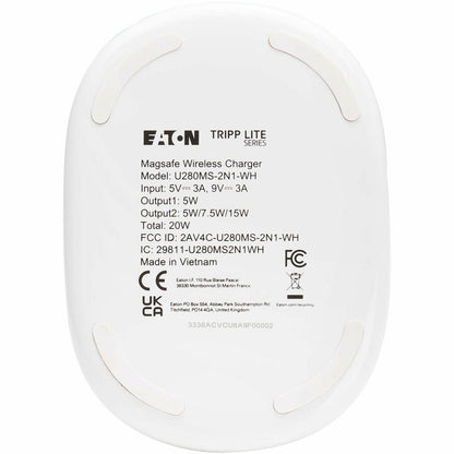 Chargeur à induction Tripp Lite par Eaton U280MS-2N1-WH U280MS-2N1-WH