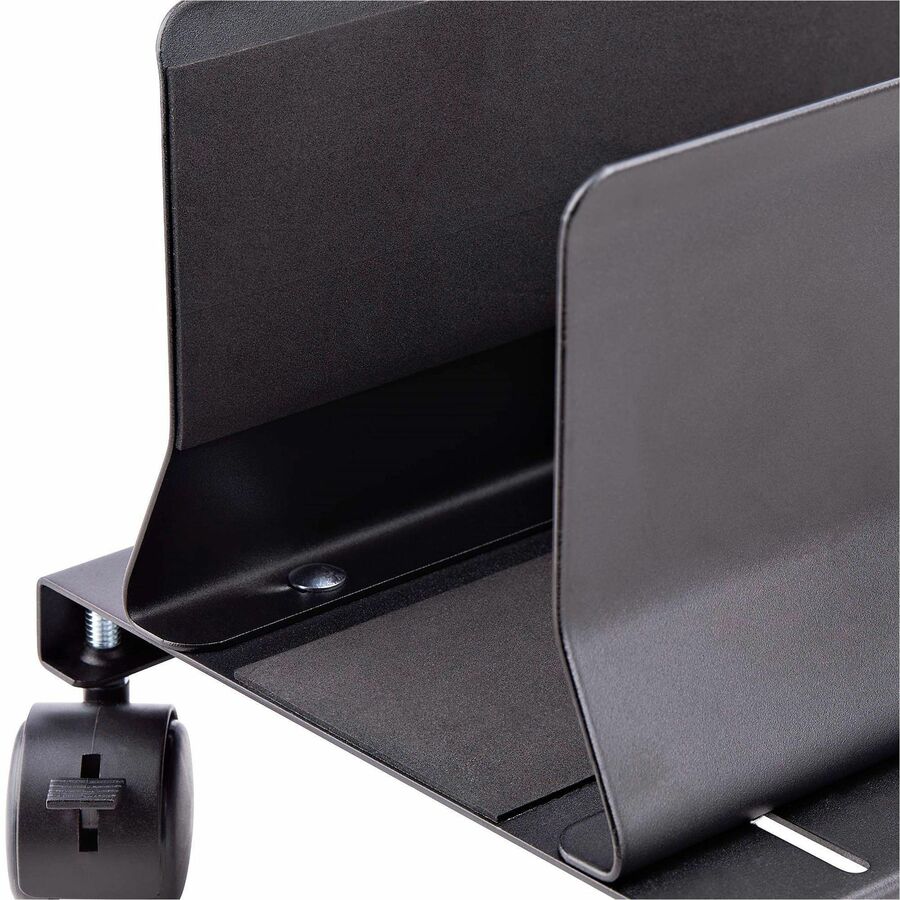 StarTech.com Chariot pour tour d'ordinateur, support pour processeur sur roulettes, charge maximale 21 kg, support de boîtier PC réglable, support au sol, acier CPUMOBILESTND