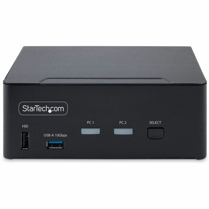StarTech.com Commutateur KVM DisplayPort 1.4 à 2 ports pour deux écrans, 8K 60 Hz / 4K 144 Hz, 2 ports USB 10 Gbit/s, commutation par raccourci clavier, conforme TAA P2CDD143-KVM-SWITCH