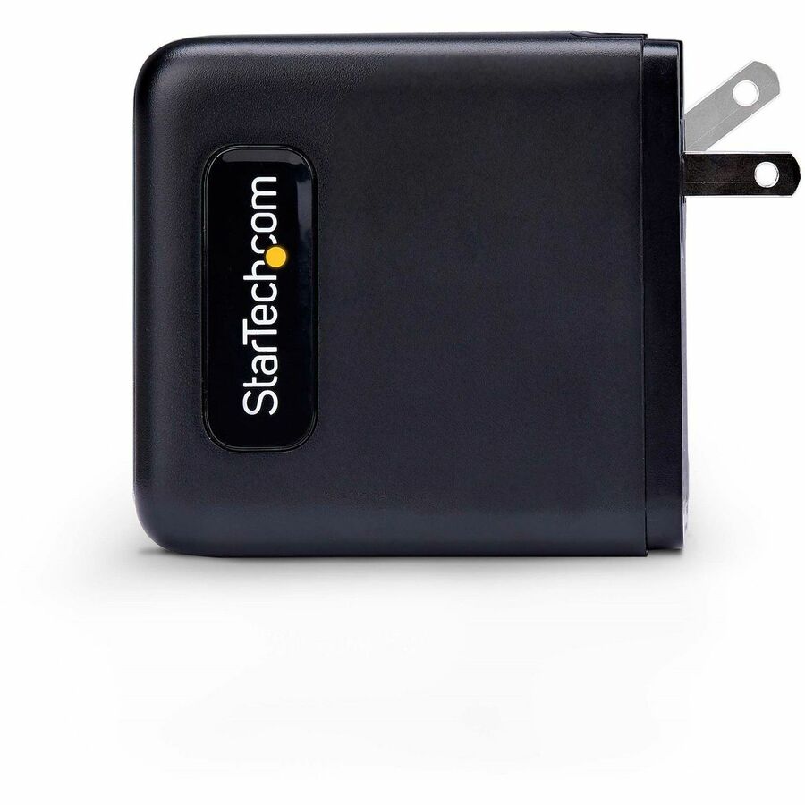 Chargeur mural USB-C 100 W StarTech.com, 2 x USB-C, 2 x USB-A, adaptateur secteur portable GaN à charge rapide, PD 3.0, câble USB-C vers USB-C de 1,8 m 2210GCN-WALL-CHARGER