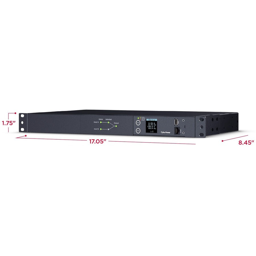 PDU ATS commuté CyberPower PDU24001 PDU 10 prises PDU24001