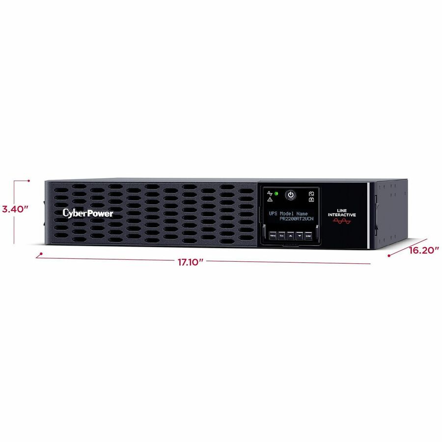 CyberPower Nouvel onduleur Smart App Sinewave PR2200RT2UCN 2200 VA Onduleur convertible tour/rack PR2200RT2UCN