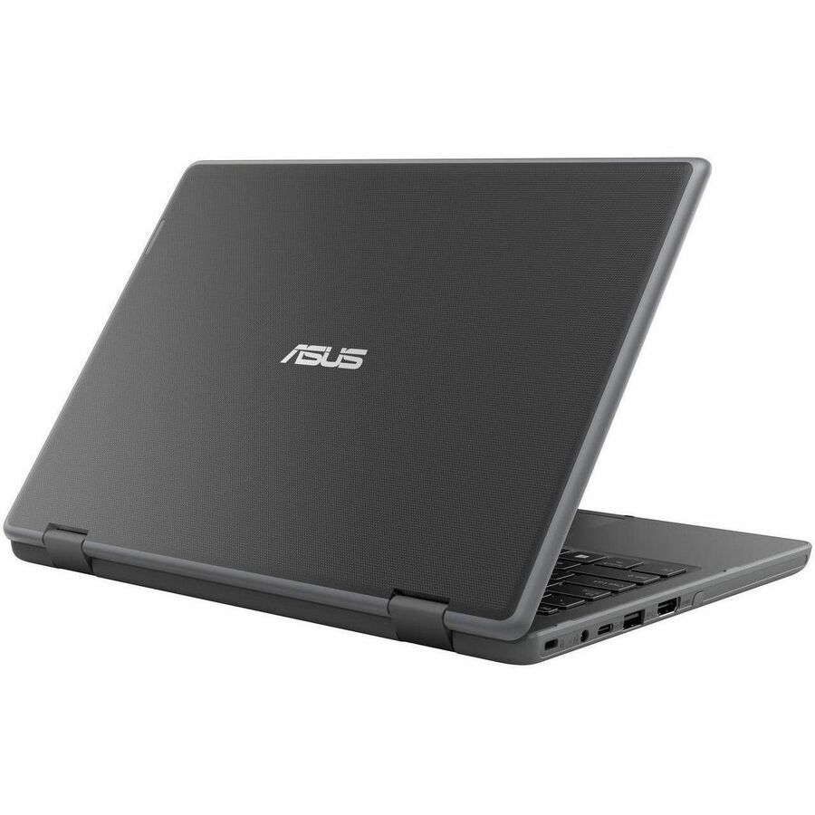 Asus BR1100F BR1100FKA-EN61T-CA Ordinateur portable convertible 2 en 1 à écran tactile 11,6" - HD - Quad-core (Intel Pentium Silver N6000) - 8 Go - Mémoire flash 128 Go - Gris foncé BR1100FKA-EN61T-CA
