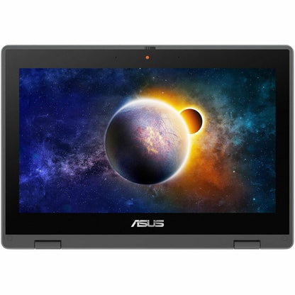 Asus BR1100F BR1100FKA-EN61T-CA Ordinateur portable convertible 2 en 1 à écran tactile 11,6" - HD - Quad-core (Intel Pentium Silver N6000) - 8 Go - Mémoire flash 128 Go - Gris foncé BR1100FKA-EN61T-CA