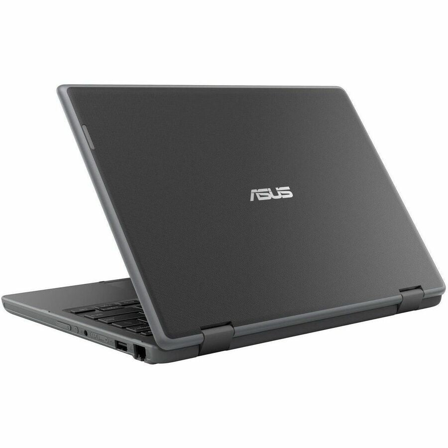Asus BR1100F BR1100FKA-EN61T-CA Ordinateur portable convertible 2 en 1 à écran tactile 11,6" - HD - Quad-core (Intel Pentium Silver N6000) - 8 Go - Mémoire flash 128 Go - Gris foncé BR1100FKA-EN61T-CA