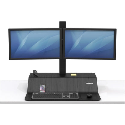 Fellowes Lotus&trade; VE Sit-Stand Workstation - Dual 8082001
