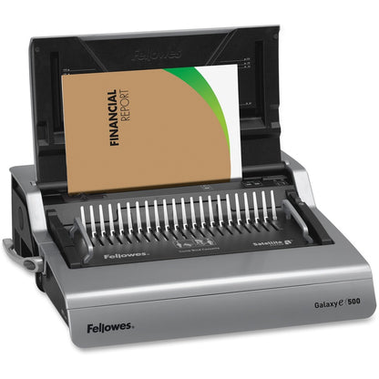 Machine à relier électrique à peigne Fellowes Galaxy-E™ 500 avec kit de démarrage 5218301