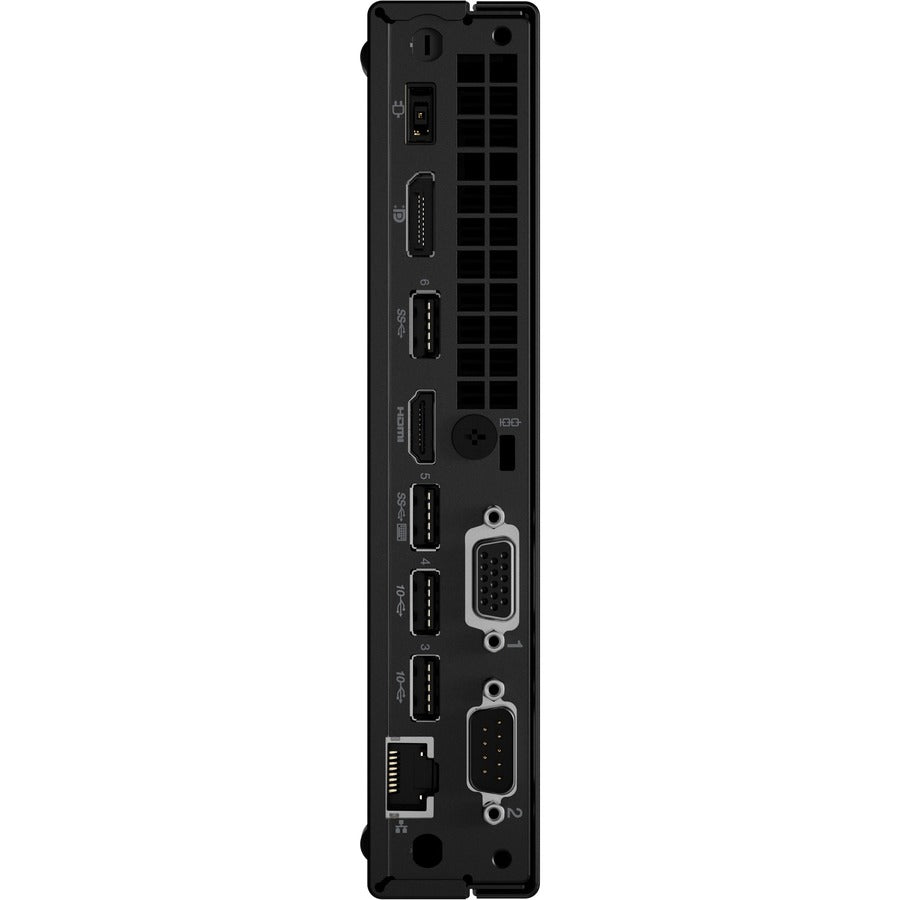 Ordinateur de bureau Lenovo ThinkCentre M80q 11DN0097US - Intel Core i3 10e génération i3-10100T - 8 Go - SSD 128 Go - Minuscule - Noir 11DN0097US