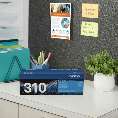 Cartouche de toner d'origine Brother TN310C TN310C