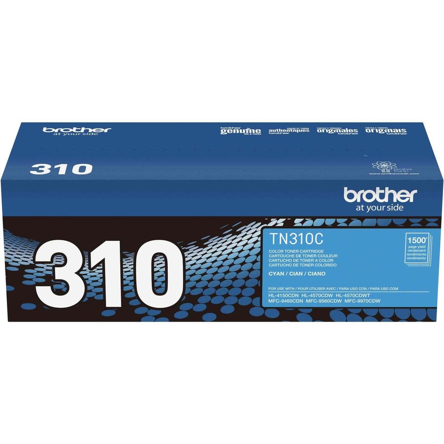 Cartouche de toner d'origine Brother TN310C TN310C