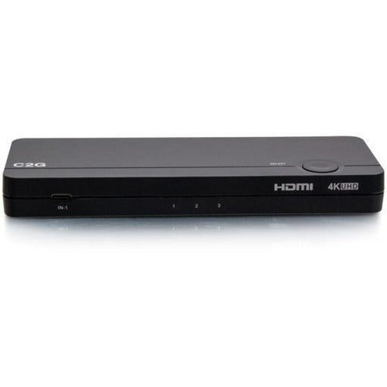 Commutateur KVM HDMI USB C C2G - 3 entrées USB vers sortie HDMI 4K - Power Delivery C2G54541
