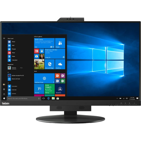Moniteur LCD WQHD Lenovo ThinkCentre Tiny-in-One 27 27" avec webcam - 16:9 - Noir 10YFRAR1US