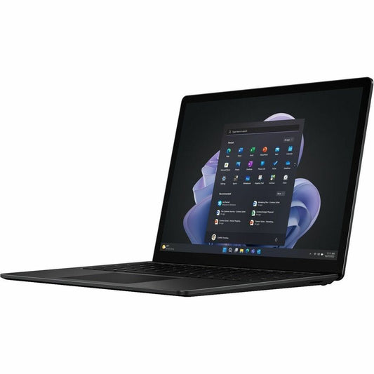 Ordinateur portable Microsoft Surface Laptop 5 13,5" à écran tactile - Intel Core i7 12e génération i7-1255U - Plateforme Intel Evo - 16 Go - SSD 512 Go - Clavier anglais, français - Noir mat RBH-00027