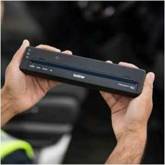 Brother PJ-883 Mobile Direct Thermal Printer - Monochrome - Portable - Label Print - USB - USB Host - Bluetooth - Wireless LAN - Near Field Communication (NFC) PJ883-WK