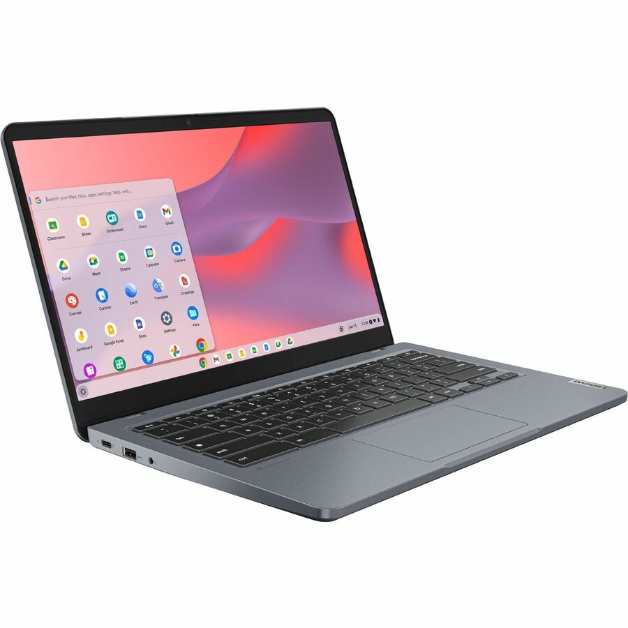 Lenovo 14e Chromebook Gen 3 82W6001TCF Chromebook 14" - Full HD - Intel Core i3 i3-N305 - 8 Go - Mémoire Flash 128 Go - Clavier Anglais, Français - Gris Orage 82W6001TCF