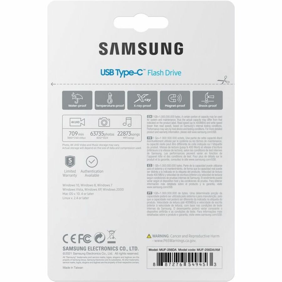 Samsung Type-C 256GB USB 3.2 Flash Drive MUF-256DA/AM