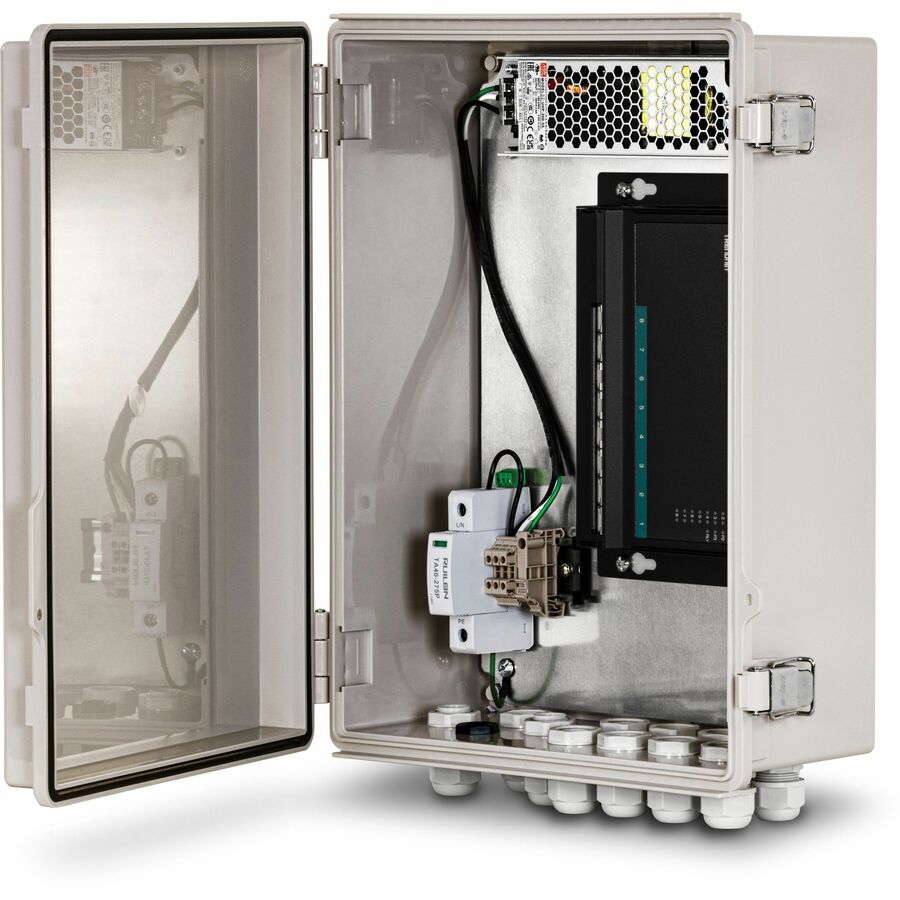 Boîtier extérieur résistant aux intempéries IP68 TRENDnet avec alimentation TI-CA3K