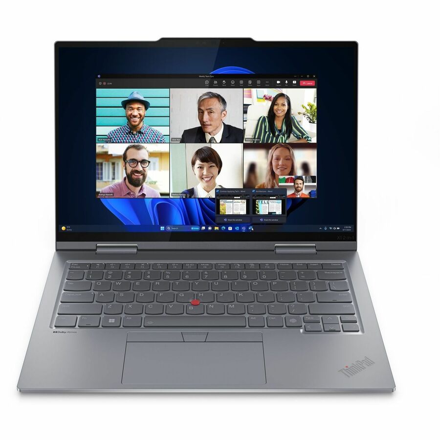 Lenovo ThinkPad X1 Gen 9 21KE005SCA Ordinateur portable convertible 2 en 1 à écran tactile 14" - WUXGA - Intel Core Ultra 7 165U - Technologie vPro - Plateforme Intel Evo - 32 Go - SSD 1 To - Clavier français - Gris 21KE005SCA