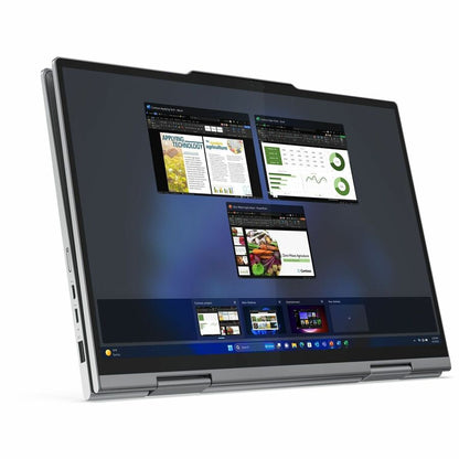 Lenovo ThinkPad X1 Gen 9 21KE005SCA Ordinateur portable convertible 2 en 1 à écran tactile 14" - WUXGA - Intel Core Ultra 7 165U - Technologie vPro - Plateforme Intel Evo - 32 Go - SSD 1 To - Clavier français - Gris 21KE005SCA