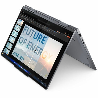 Lenovo ThinkPad X1 Gen 9 21KE005SCA Ordinateur portable convertible 2 en 1 à écran tactile 14" - WUXGA - Intel Core Ultra 7 165U - Technologie vPro - Plateforme Intel Evo - 32 Go - SSD 1 To - Clavier français - Gris 21KE005SCA