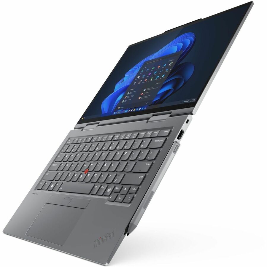Lenovo ThinkPad X1 Gen 9 21KE005SCA Ordinateur portable convertible 2 en 1 à écran tactile 14" - WUXGA - Intel Core Ultra 7 165U - Technologie vPro - Plateforme Intel Evo - 32 Go - SSD 1 To - Clavier français - Gris 21KE005SCA