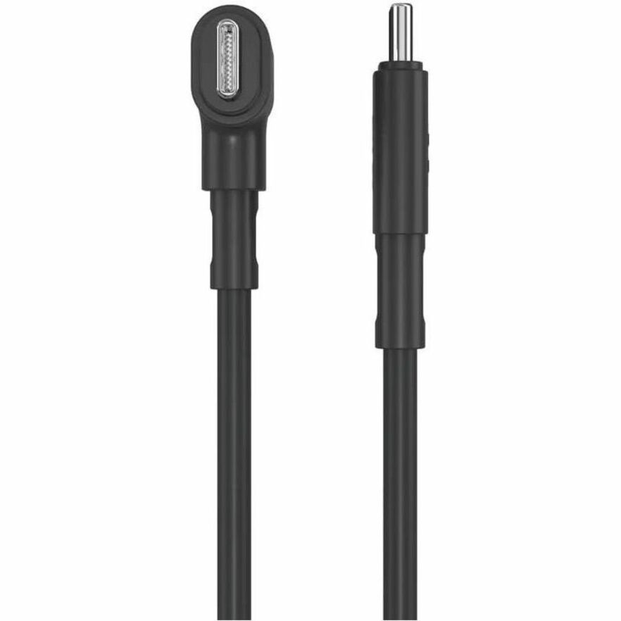 Câble hybride en silicone USB-C et Lightning Targus HyperJuice (1,5 m/5 pi) - Noir HJ4010BKGL