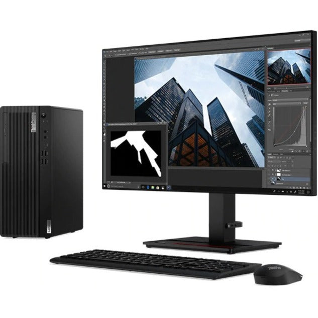 Ordinateur de bureau Lenovo ThinkCentre M80t 11CS000XUS - Intel Core i7 10e génération i7-10700 Octa-core (8 cœurs) 2,90 GHz - 16 Go RAM DDR4 SDRAM - 256 Go SSD - Tour - Noir corbeau 11CS000XUS