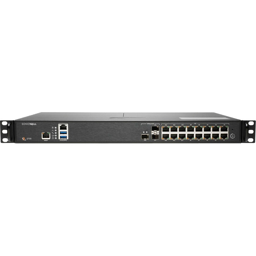 Dispositif de sécurité réseau/pare-feu SonicWall NSA 2700 02-SSC-8658