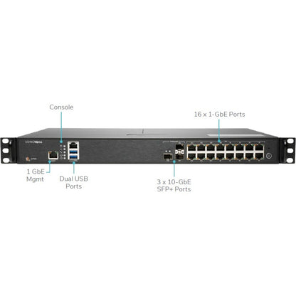 Dispositif de sécurité réseau/pare-feu SonicWall NSA 2700 02-SSC-8658