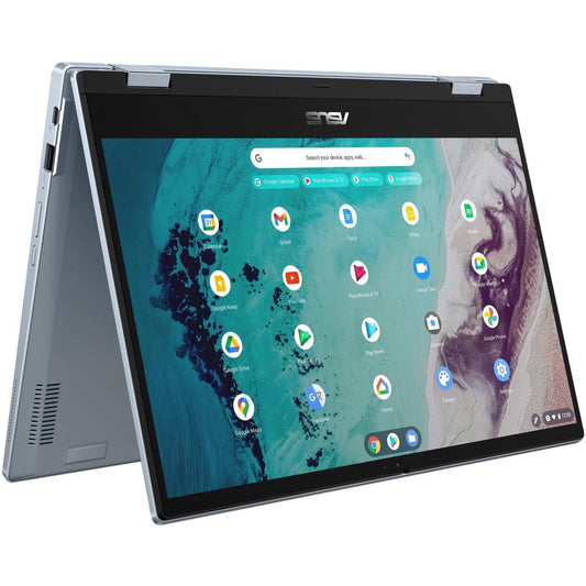 Asus Chromebook Flip CX3 CX3400FMA-DH31T-CA Chromebook convertible 2 en 1 à écran tactile 14" - Full HD - Intel Core i3 11e génération i3-1110G4 - 8 Go - SSD 128 Go - AI Blue CX3400FMA-DH31T-CA