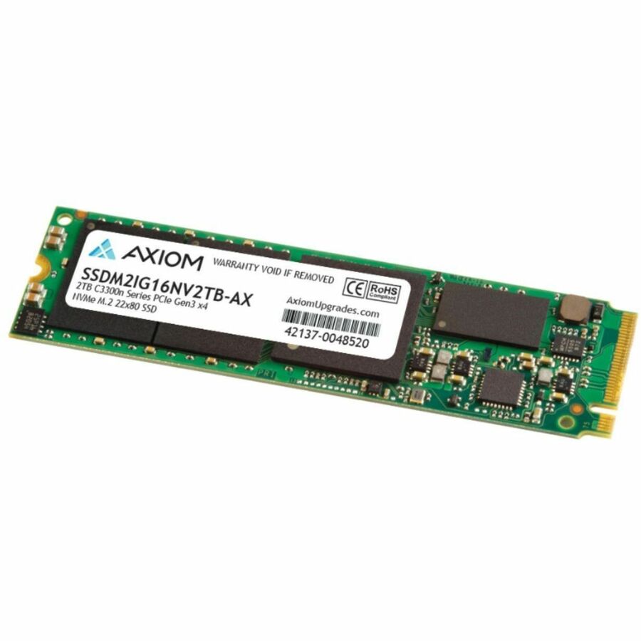 Disque SSD Axiom C3300n 2 To - M.2 2280 interne - PCI Express NVMe (PCI Express NVMe 3.0 x4) - Conforme TAA SSDM2IG16NV2TB-AX