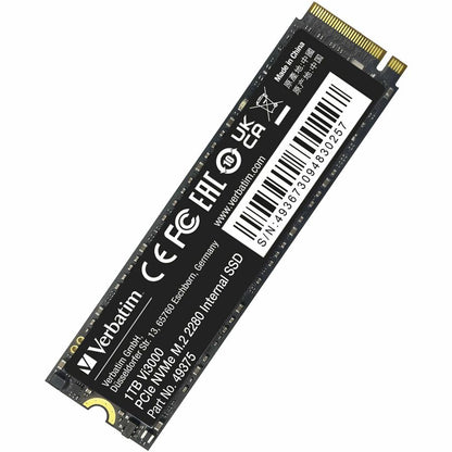 Disque SSD Verbatim Vi3000 1 To - M.2 2280 interne - PCI Express NVMe (PCI Express NVMe x4) 49375