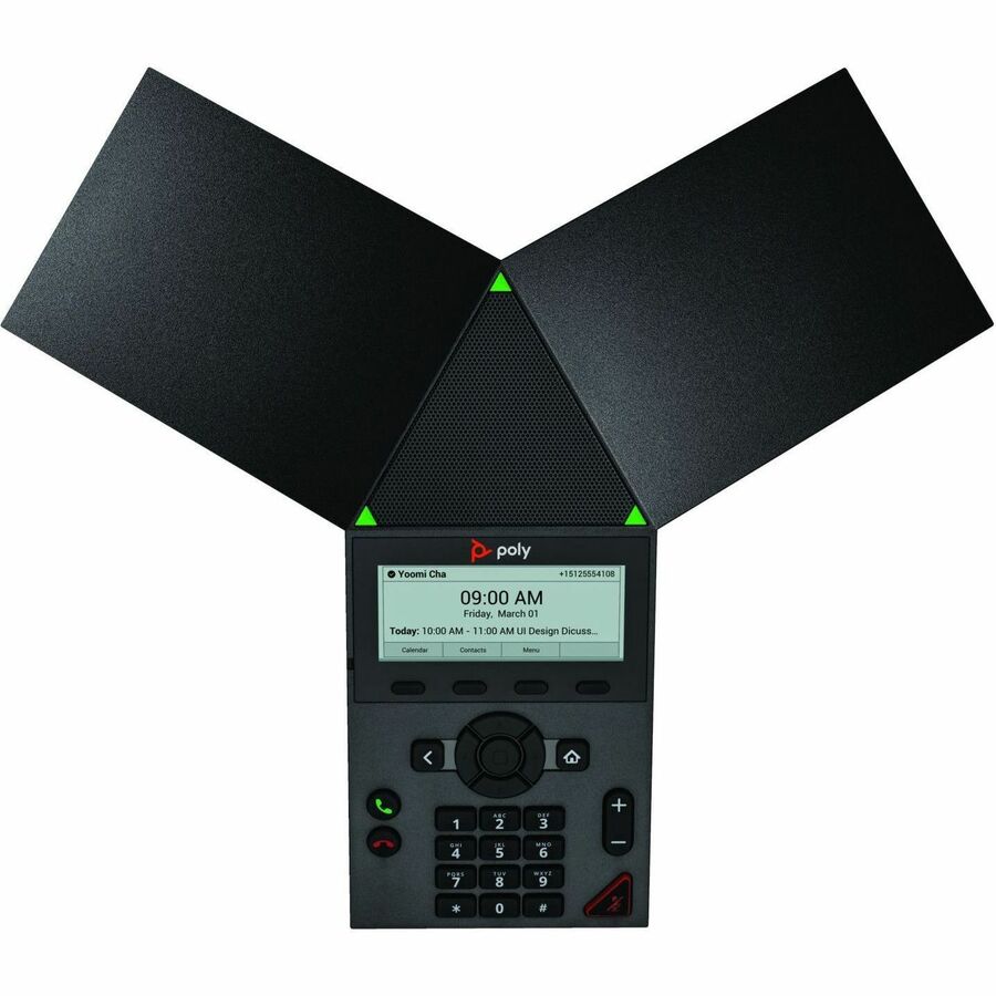 Station de conférence IP Poly Trio 8300 - Filaire - Wi-Fi, Bluetooth 830A0AA