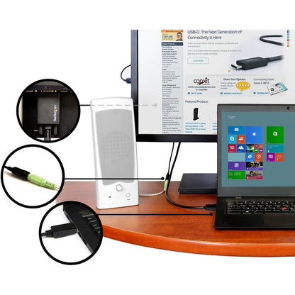 StarTech.com Câble adaptateur DisplayPort vers VGA avec audio de 3 m - Convertisseur DP vers VGA - 1920 x 1200 DP2VGAAMM3M