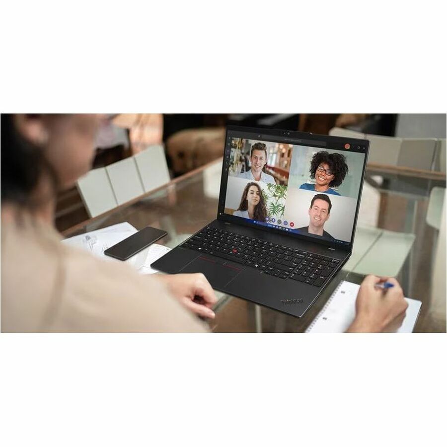 Ordinateur portable Lenovo ThinkPad L16 Gen 1 21L70005CA 16" - WUXGA - AMD Ryzen 5 PRO 7535U - 16 Go - SSD 256 Go - Clavier français - Noir Eclipse 21L70005CA
