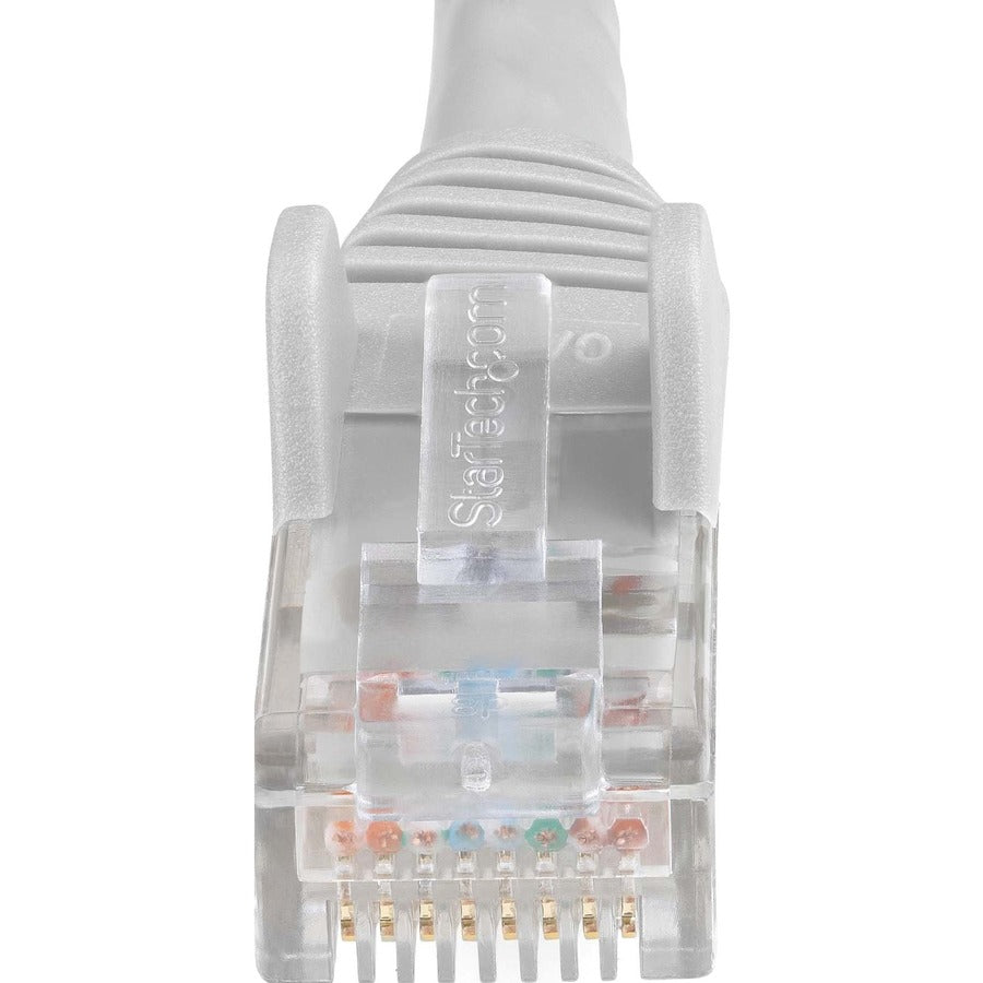 StarTech.com Câble Ethernet CAT6 de 2 m, LSZH (faible émission de fumée et zéro halogène), 10 GbE anti-accroc 100 W PoE UTP RJ45 Gris Cordon de raccordement réseau CAT 6, ETL N6LPATCH2MGR