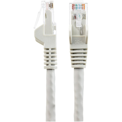 StarTech.com Câble Ethernet CAT6 de 2 m, LSZH (faible émission de fumée et zéro halogène), 10 GbE anti-accroc 100 W PoE UTP RJ45 Gris Cordon de raccordement réseau CAT 6, ETL N6LPATCH2MGR