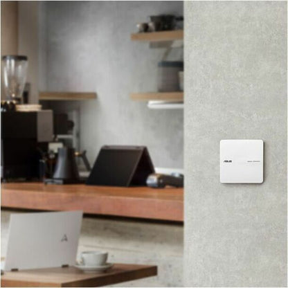 Point d'accès sans fil Asus ExpertWiFi EBA63 double bande IEEE 802.11 a/b/g/n/ac/ax 2,93 Gbit/s - Blanc EBA63