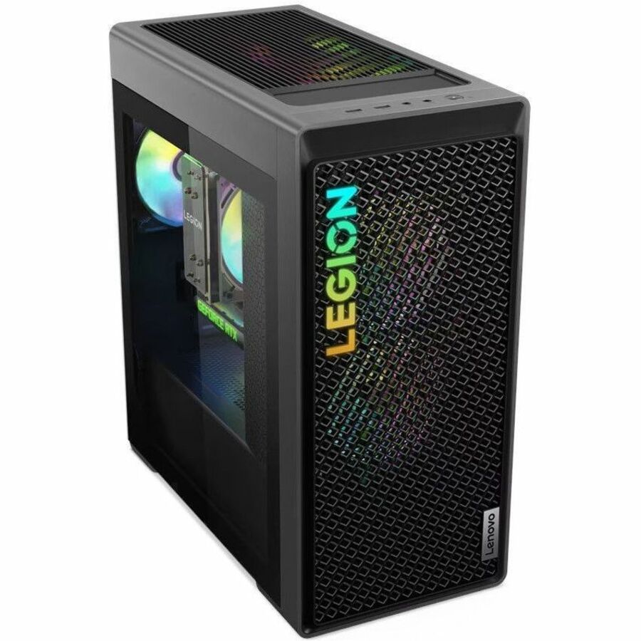 Ordinateur de bureau de jeu Lenovo Legion T5 26IRB8 90UT001QUS - Intel Core i7 14e génération i7-14700F - 16 Go - SSD 1 To - Tour - Gris orage 90UT001QUS