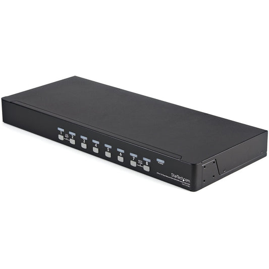 Kit de commutateur KVM USB à montage en rack 1U à 8 ports avec OSD et câbles StarTech.com SV831DUSBUK