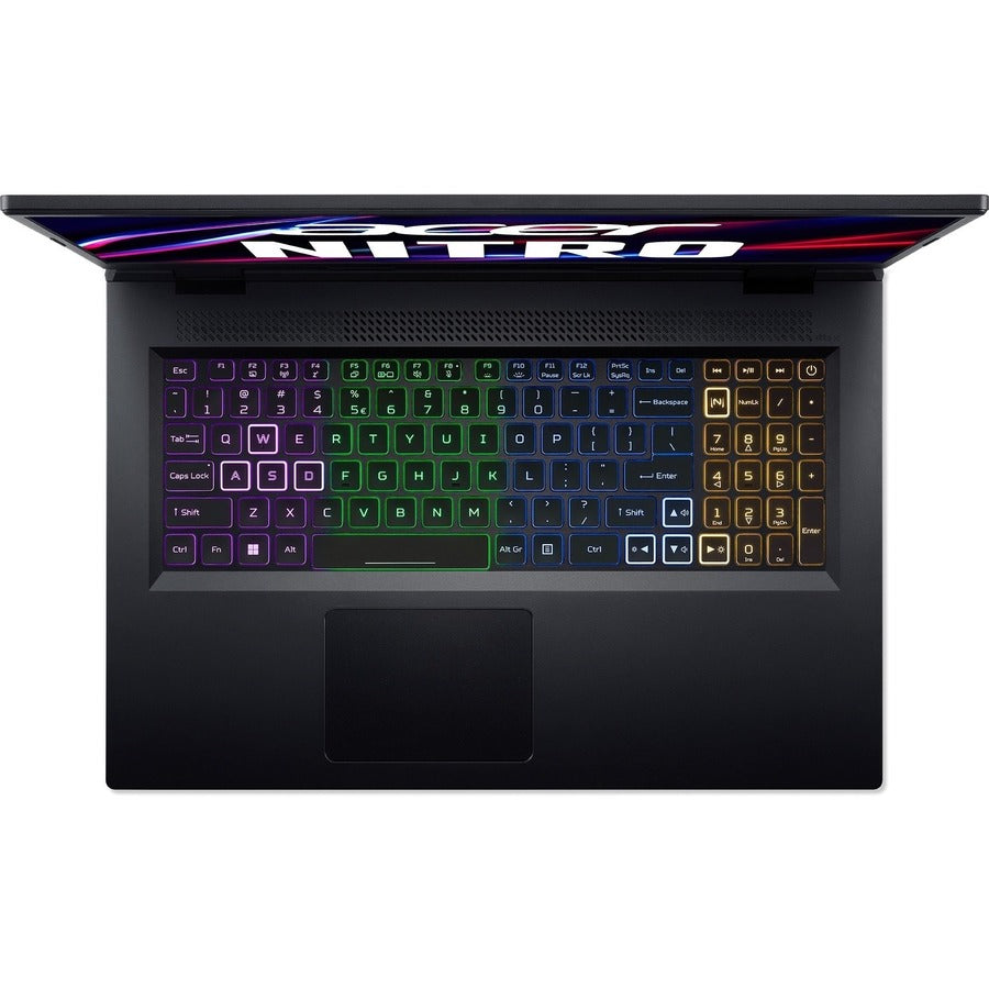 Ordinateur portable de jeu Acer Nitro 5 AN517-55 AN517-55-79QV 17,3" - Full HD - Intel Core i7 12e génération i7-12700H - 16 Go - SSD 1 To - Clavier anglais (États-Unis), français NH.QFWAA.001